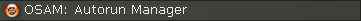OSAM: Autorun Manager